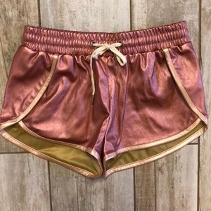 Gianni bini metallic shorts